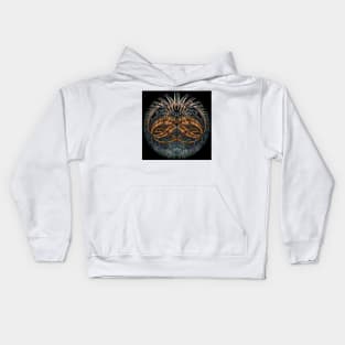 gold and silver mask Kids Hoodie